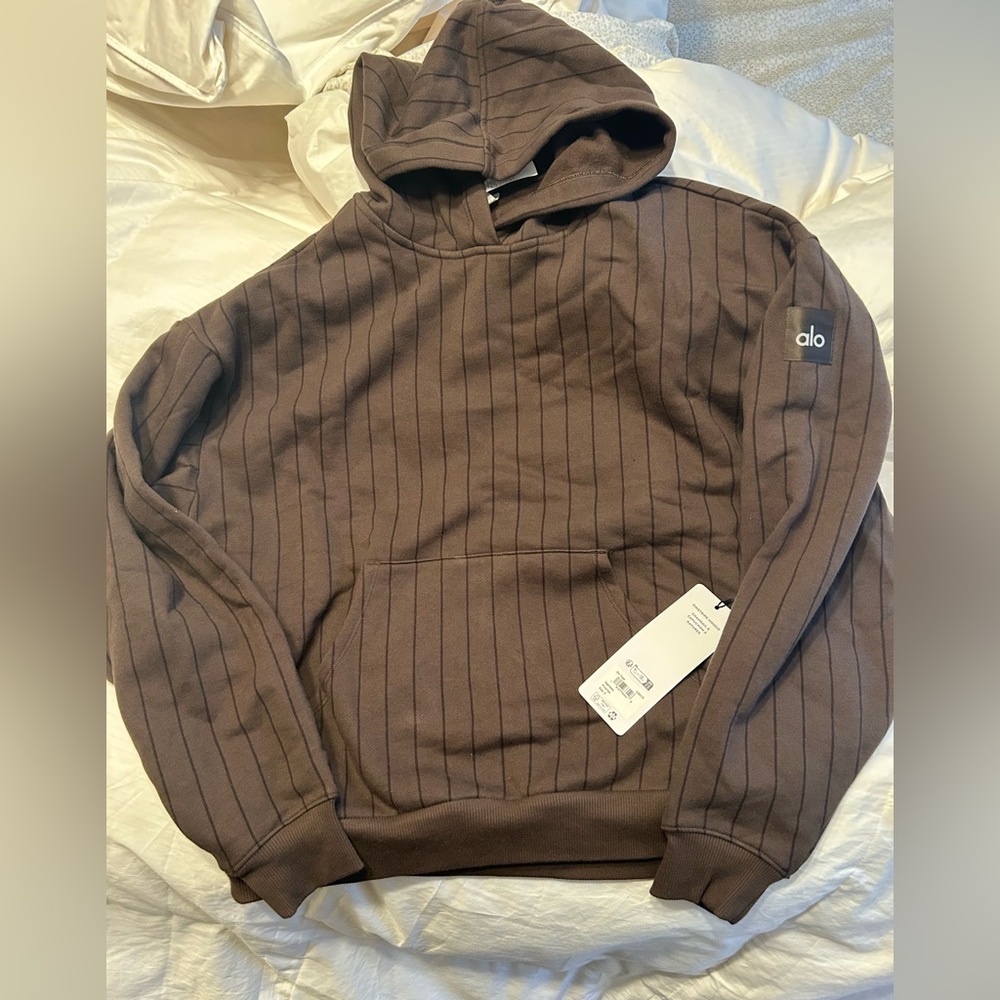 ALO unisex Pinstripe Hoodie